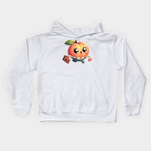 Cute Peach Kids Hoodie